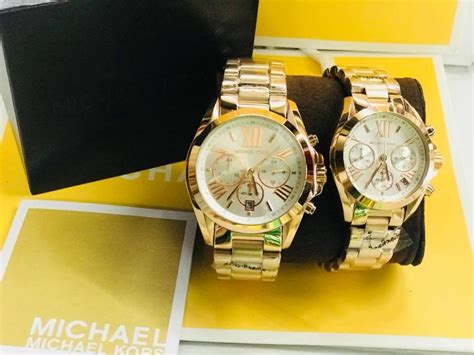 michael kors couple watches set.